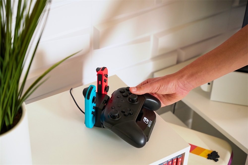 PowerA 1525991-01 Nintendo Switch/Lite/OLED Charging Base fekete kontroller töltőállomás