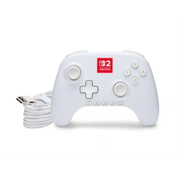 PowerA Advantage Lumectra fehér Nintendo Switch 2 vezetékes kontroller