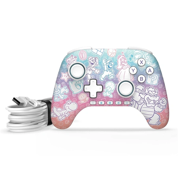 PowerA Advantage Mushroom Kingdom Nintendo Switch 2 vezetékes kontroller