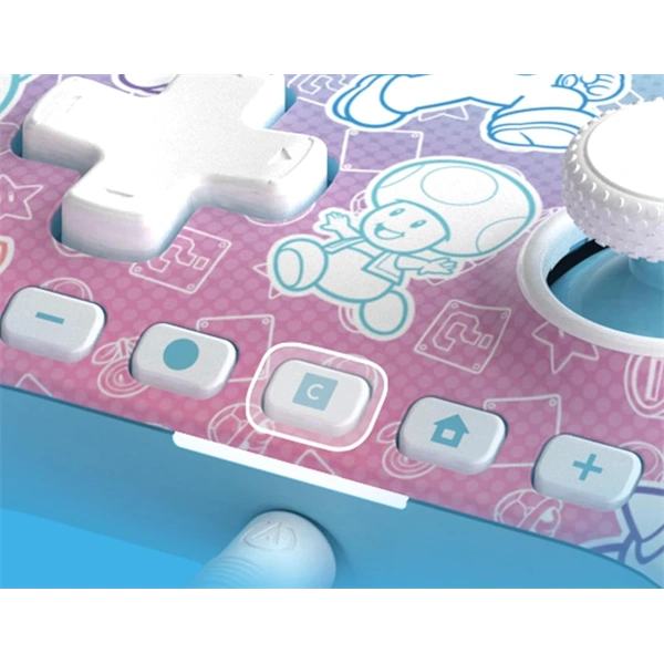 PowerA Advantage Mushroom Kingdom Nintendo Switch 2 vezetékes kontroller