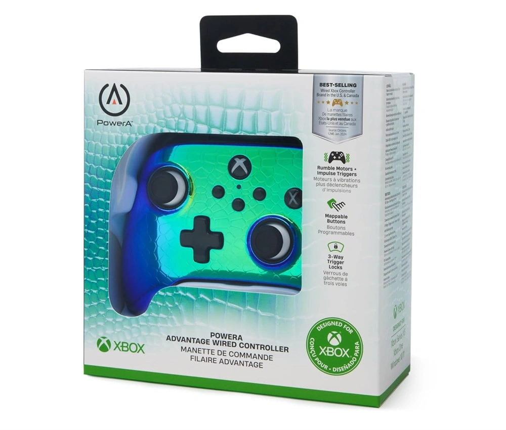 PowerA Advantage Raptor Chrome Xbox Series X|S vezetékes kontroller