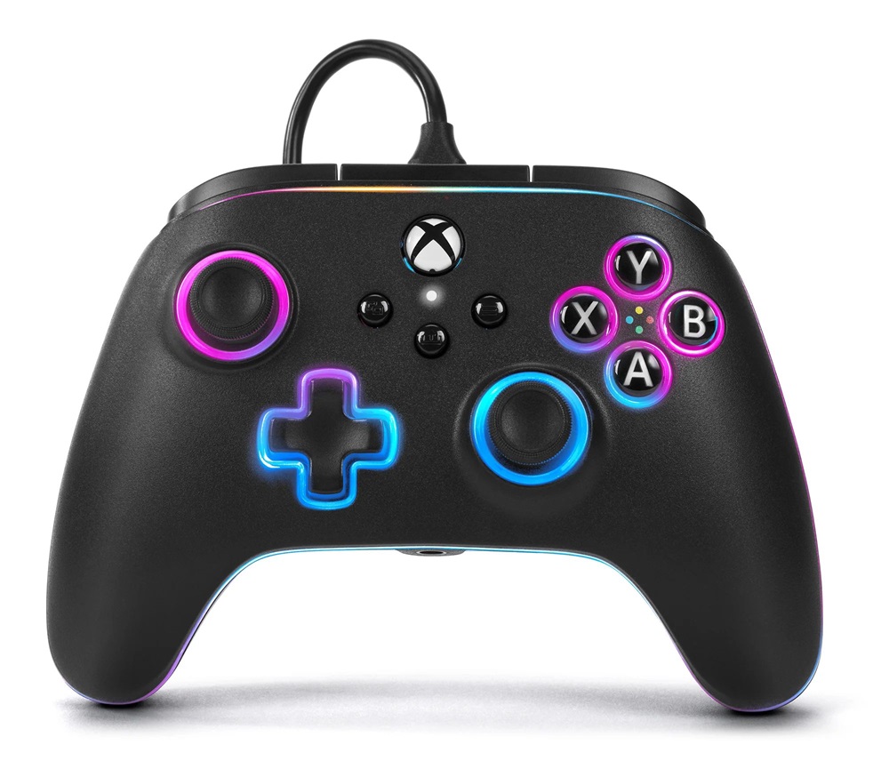 PowerA XBGP0140-01 Advantage Xbox Series X|S/Xbox One vezetékes Lumectra LED kontroller