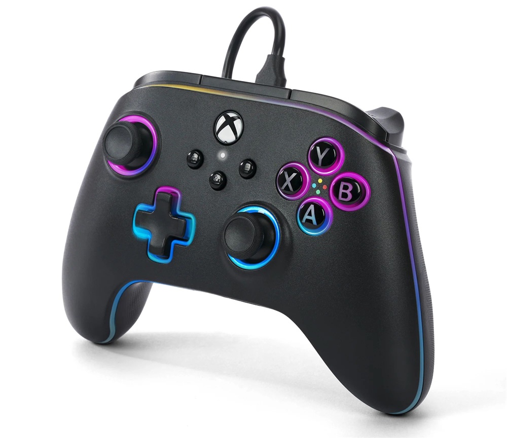PowerA XBGP0140-01 Advantage Xbox Series X|S/Xbox One vezetékes Lumectra LED kontroller