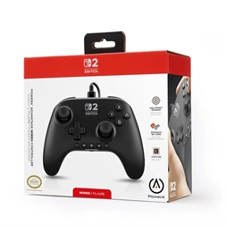 PowerA Advantage fekete Nintendo Switch 2 vezetékes kontroller