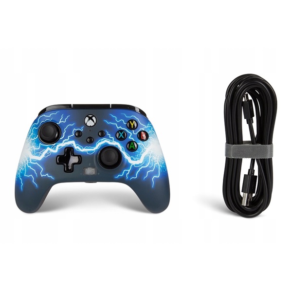 PowerA 1521745-01 Enhanced Xbox Series X|S/Xbox One/PC vezetékes Arc Lightning kontroller