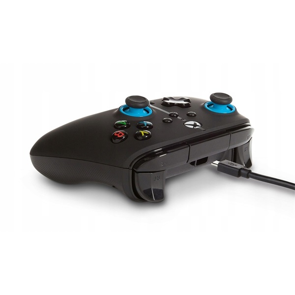PowerA 1518817-01 Enhanced Xbox Series X|S/Xbox One/PC vezetékes fekete-kék kontroller