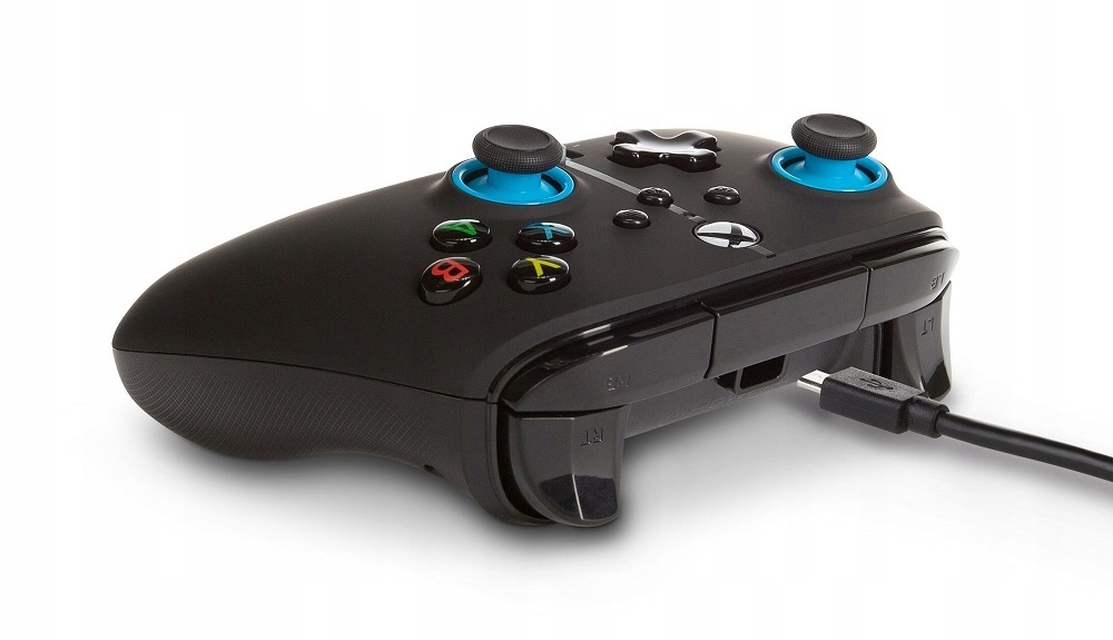 PowerA 1518817-01 Enhanced Xbox Series X|S/Xbox One/PC vezetékes fekete-kék kontroller