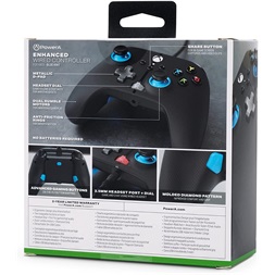 PowerA 1518817-01 Enhanced Xbox Series X|S/Xbox One/PC vezetékes fekete-kék kontroller