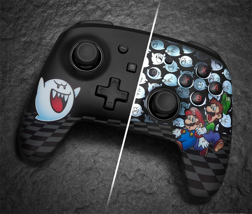 PowerA Enhanced Lumectra Nintendo Switch Ghost Peek a vezeték nélküli kontroller
