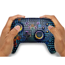 PowerA Enhanced Lumectra Nintendo Switch Pac Man, Neon Arcade vezeték nélküli kontroller