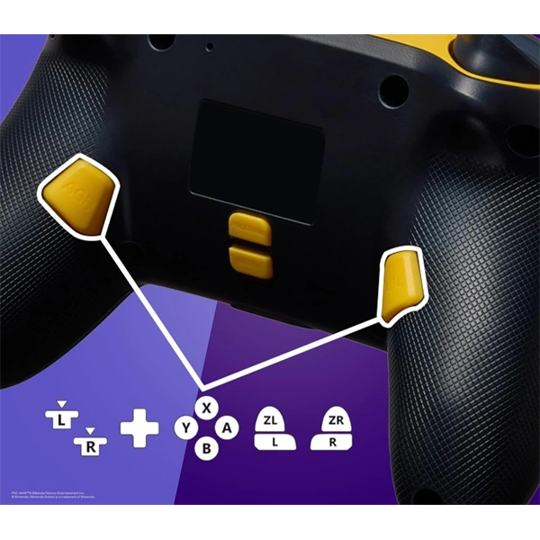 PowerA Enhanced Lumectra Nintendo Switch Pac Man, Neon Arcade vezeték nélküli kontroller