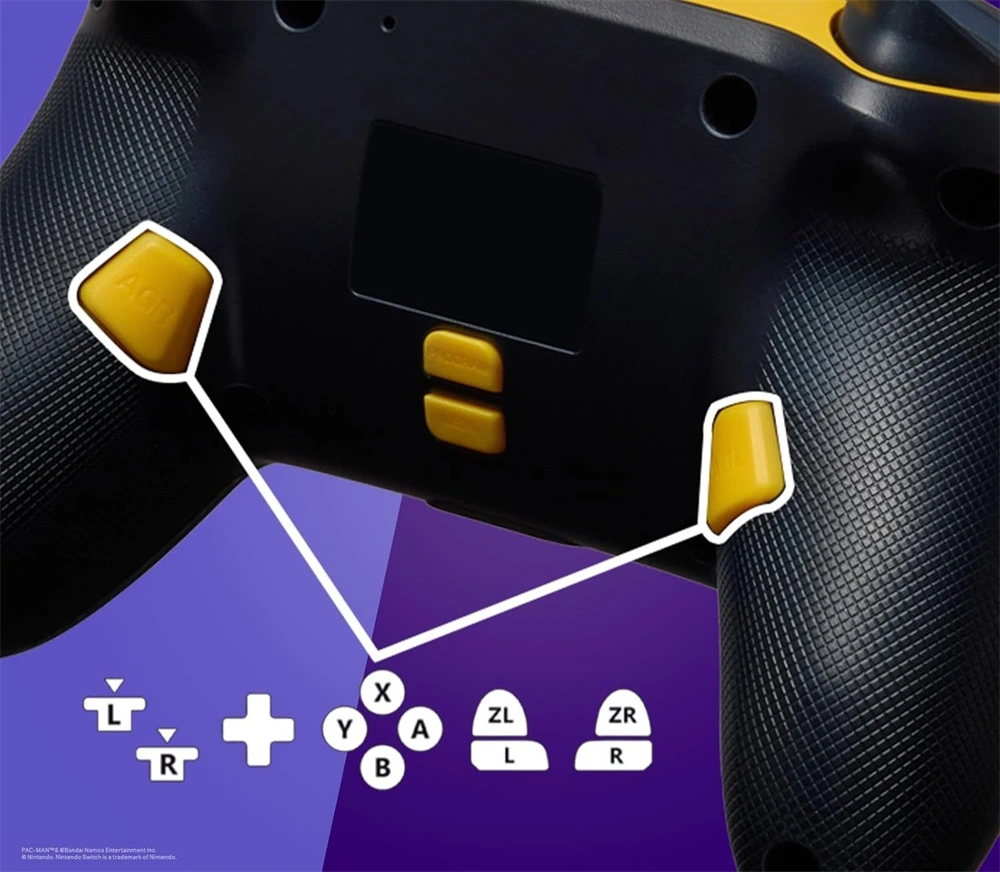 PowerA Enhanced Lumectra Nintendo Switch Pac Man, Neon Arcade vezeték nélküli kontroller