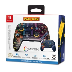 PowerA Enhanced Lumectra Nintendo Switch Pac Man, Neon Arcade vezeték nélküli kontroller