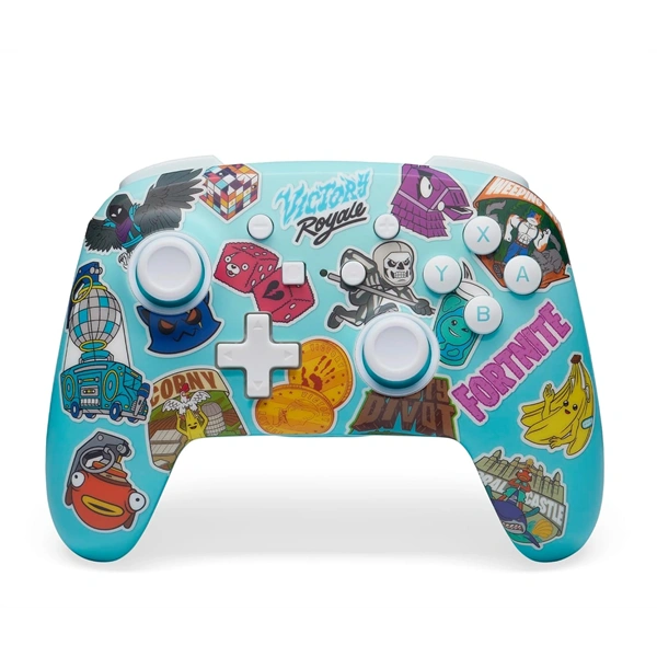 PowerA Enhanced Nintendo Switch Sticer Mania Fortnite vezeték nélküli kontroller
