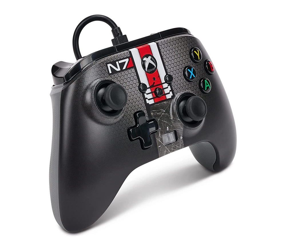 PowerA 1524523-01 Enhanced Xbox Series X|S/Xbox One/PC vezetékes Mass Effect N7 kontroller