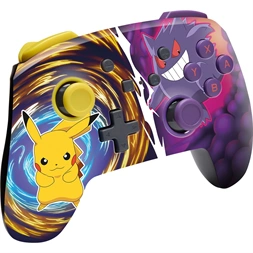 PowerA NANO Enhanced Nintendo Switch Pikcahu vs Gengar kis méretű vezeték nélküli kontroller