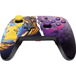 PowerA NANO Enhanced Nintendo Switch Pikcahu vs Gengar kis méretű vezeték nélküli kontroller
