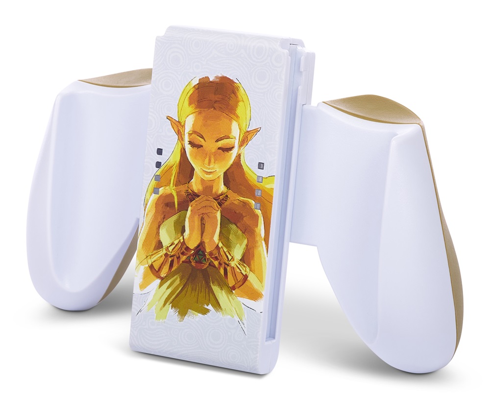 PowerA NSAC0059-01 Comfort Grip Nintendo Switch Joy-Con Princess Zelda fehér kontroller markolat