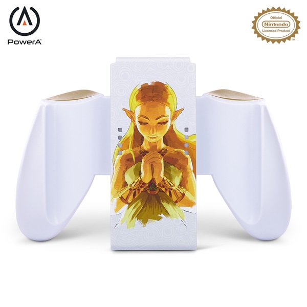 PowerA NSAC0059-01 Comfort Grip Nintendo Switch Joy-Con Princess Zelda fehér kontroller markolat