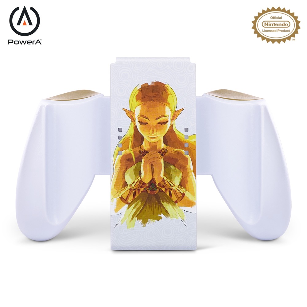 PowerA NSAC0059-01 Comfort Grip Nintendo Switch Joy-Con Princess Zelda fehér kontroller markolat