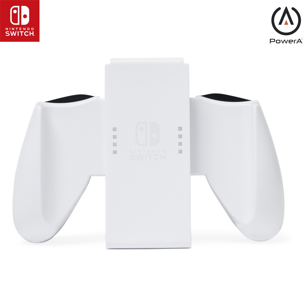 PowerA NSAC0293-01 Comfort Grip Nintendo Switch Joy-Con fehér kontroller markolat