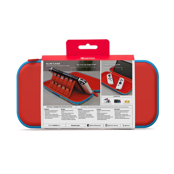 PowerA NSCS0305-01 Nintendo Switch/OLED/Lite Mushroom Kingdom Reel védőtok