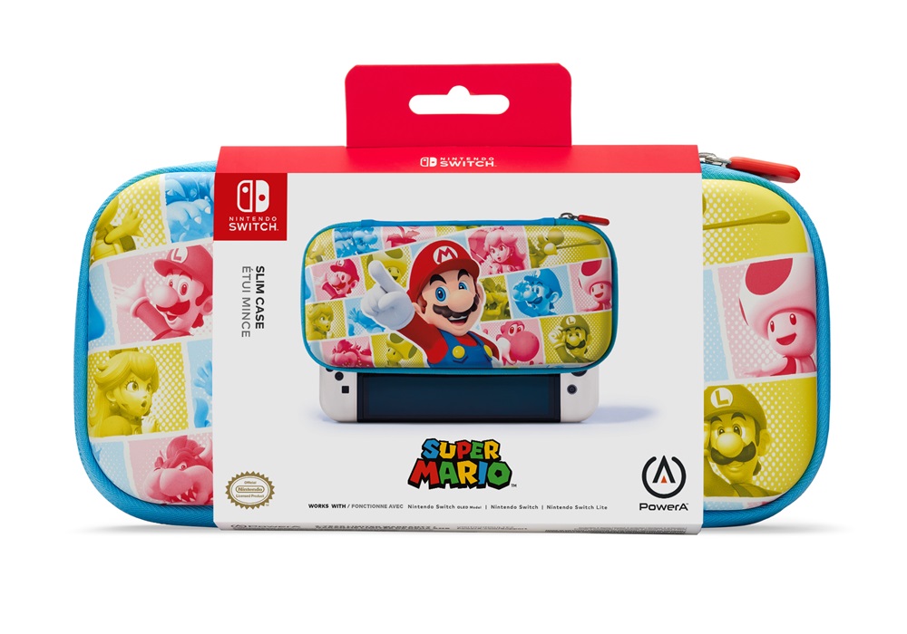 PowerA NSCS0305-01 Nintendo Switch/OLED/Lite Mushroom Kingdom Reel védőtok