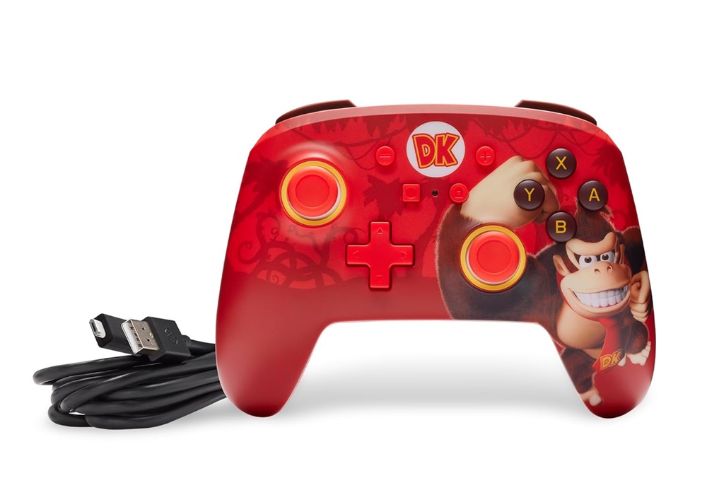 PowerA NSGP0281-01 Enhanced Nintendo Switch vezetékes Donkey Kong Flex kontroller