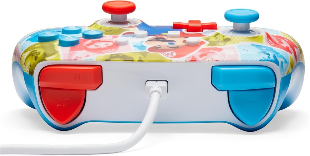PowerA NSGP0282-01 Enhanced Nintendo Switch vezetékes Mario Hero Reel kontroller