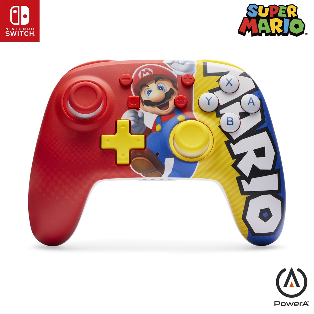 PowerA NSGP0295-01 Nano Enhanced Nintendo Switch vezeték nélküli Mario Victory kontroller