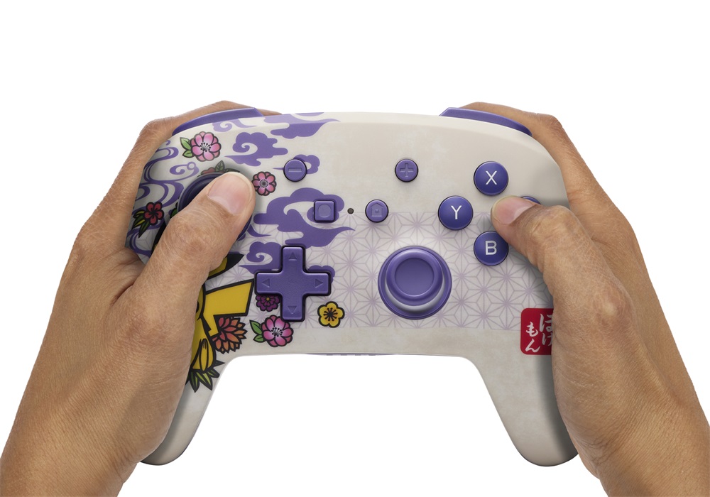 PowerA NSGP0324-01 Enhanced Nintendo Switch vezeték nélküli Pikachu Blossom kontroller