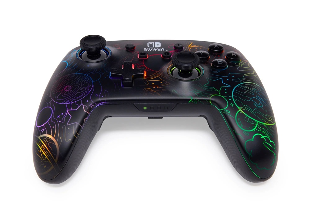 PowerA NSGP0349-01 Enhanced Nintendo Switch vezeték nélküli Lumectra Etched Galaxy kontroller