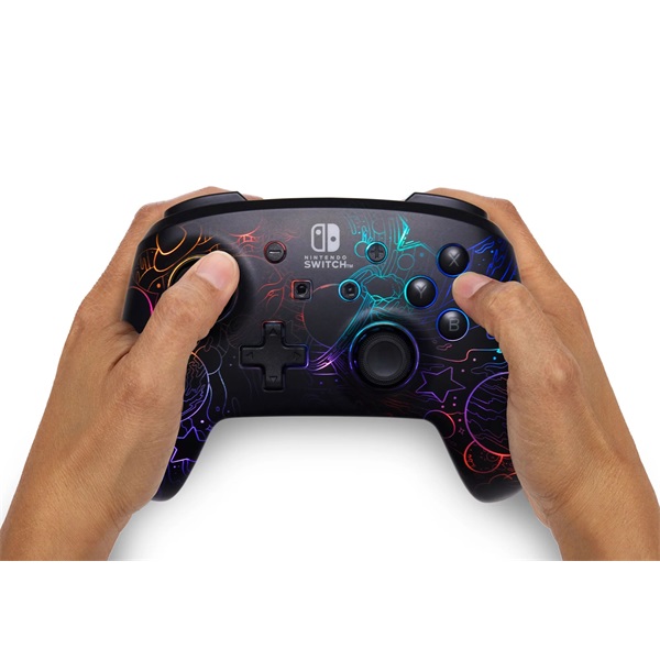 PowerA NSGP0349-01 Enhanced Nintendo Switch vezeték nélküli Lumectra Etched Galaxy kontroller