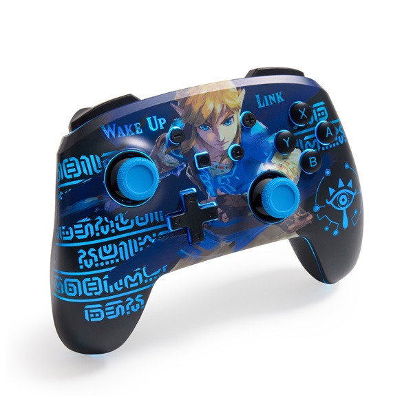 PowerA NSGP0363-01 Enhanced Nintendo Switch vezeték nélküli Lumectra Etched Wake Up Link kontroller