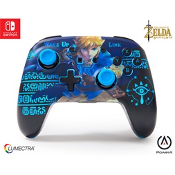 PowerA NSGP0363-01 Enhanced Nintendo Switch vezeték nélküli Lumectra Etched Wake Up Link kontroller