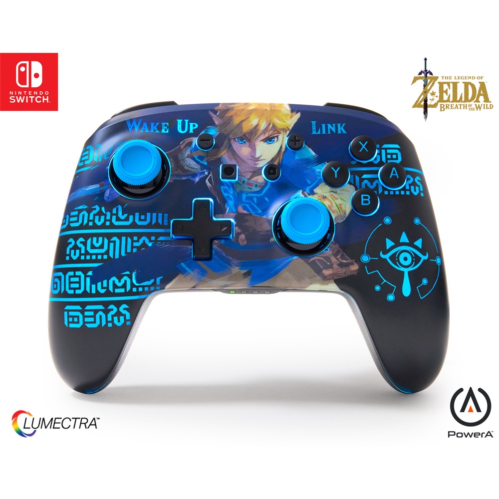 PowerA NSGP0363-01 Enhanced Nintendo Switch vezeték nélküli Lumectra Etched Wake Up Link kontroller
