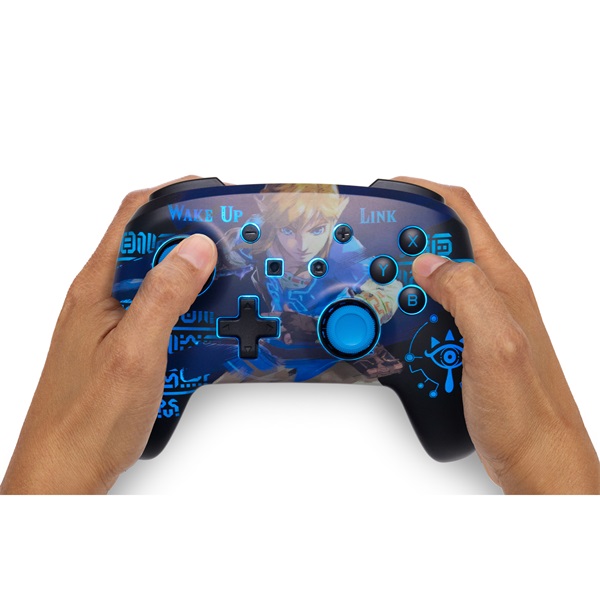 PowerA NSGP0363-01 Enhanced Nintendo Switch vezeték nélküli Lumectra Etched Wake Up Link kontroller