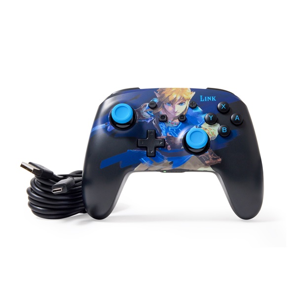 PowerA NSGP0363-01 Enhanced Nintendo Switch vezeték nélküli Lumectra Etched Wake Up Link kontroller