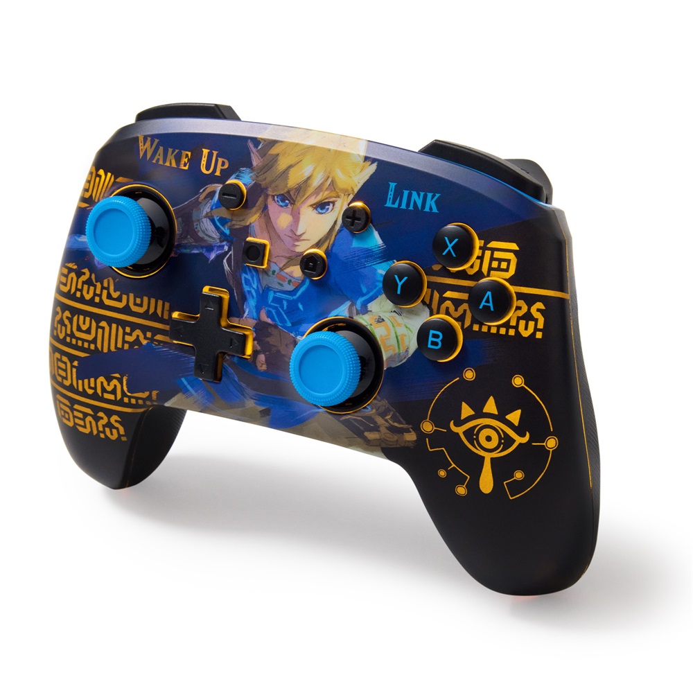 PowerA NSGP0363-01 Enhanced Nintendo Switch vezeték nélküli Lumectra Etched Wake Up Link kontroller