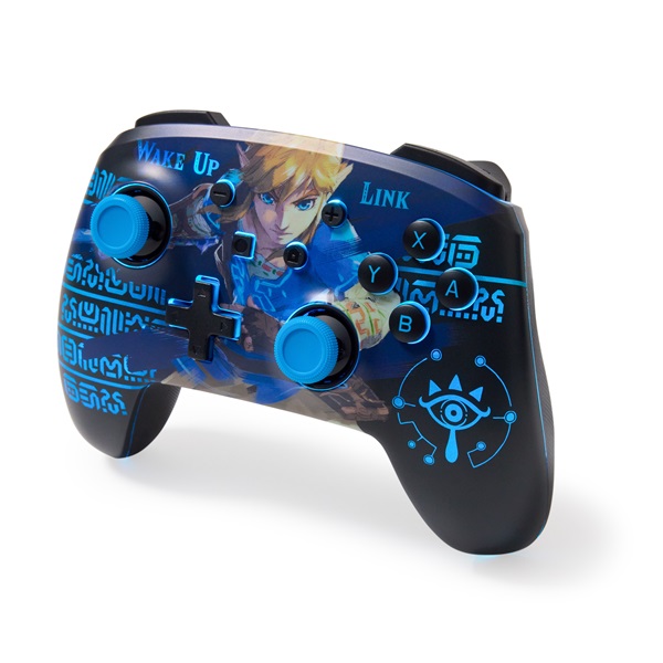 PowerA NSGP0363-01 Enhanced Nintendo Switch vezeték nélküli Lumectra Etched Wake Up Link kontroller