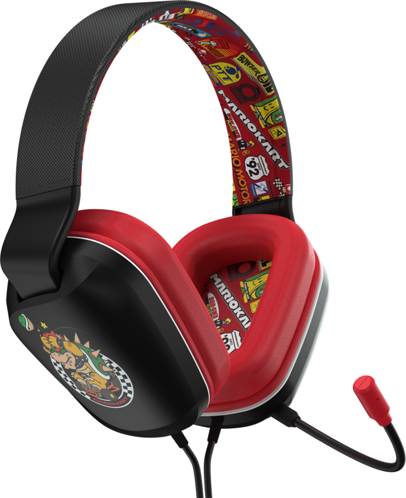 PowerA NSHS0398-01 Nintendo Switch vezetékes sztereo Mario Kart Rivals headset