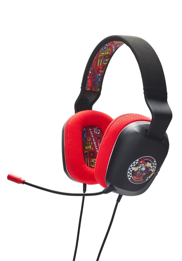 PowerA NSHS0398-01 Nintendo Switch vezetékes sztereo Mario Kart Rivals headset
