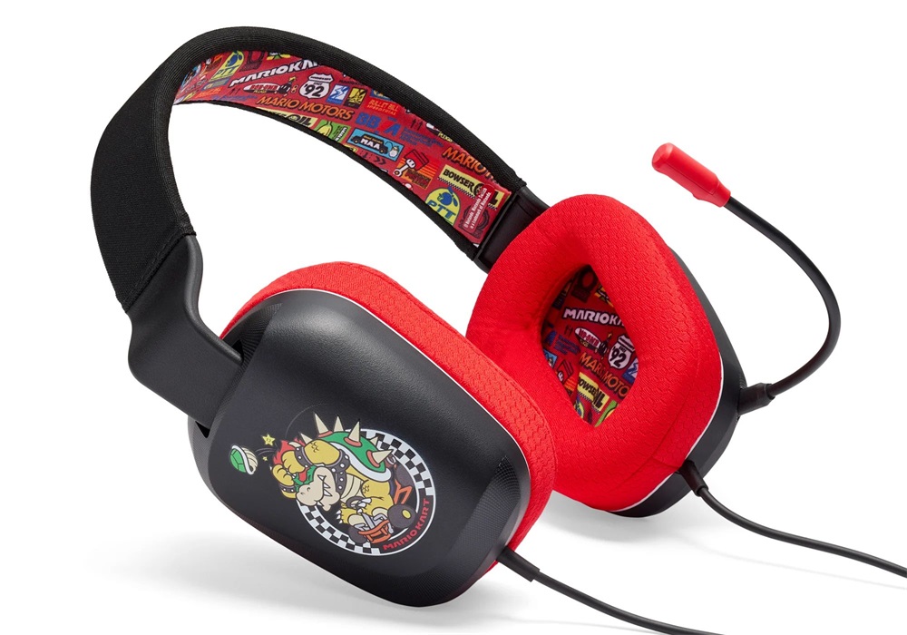 PowerA NSHS0398-01 Nintendo Switch vezetékes sztereo Mario Kart Rivals headset