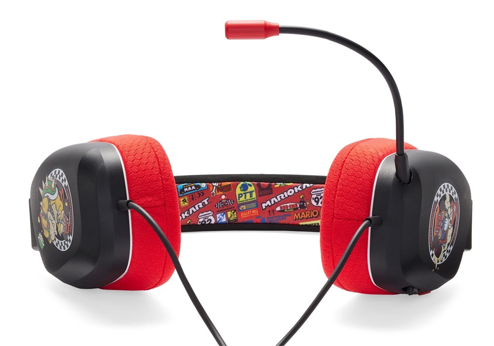 PowerA NSHS0398-01 Nintendo Switch vezetékes sztereo Mario Kart Rivals headset