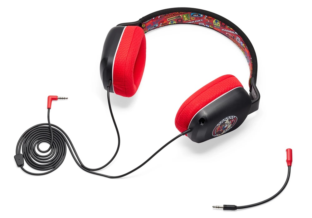 PowerA NSHS0398-01 Nintendo Switch vezetékes sztereo Mario Kart Rivals headset