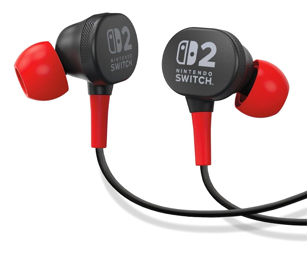 PowerA Nintendo Switch 2, fekete vezetékes fülhallgató