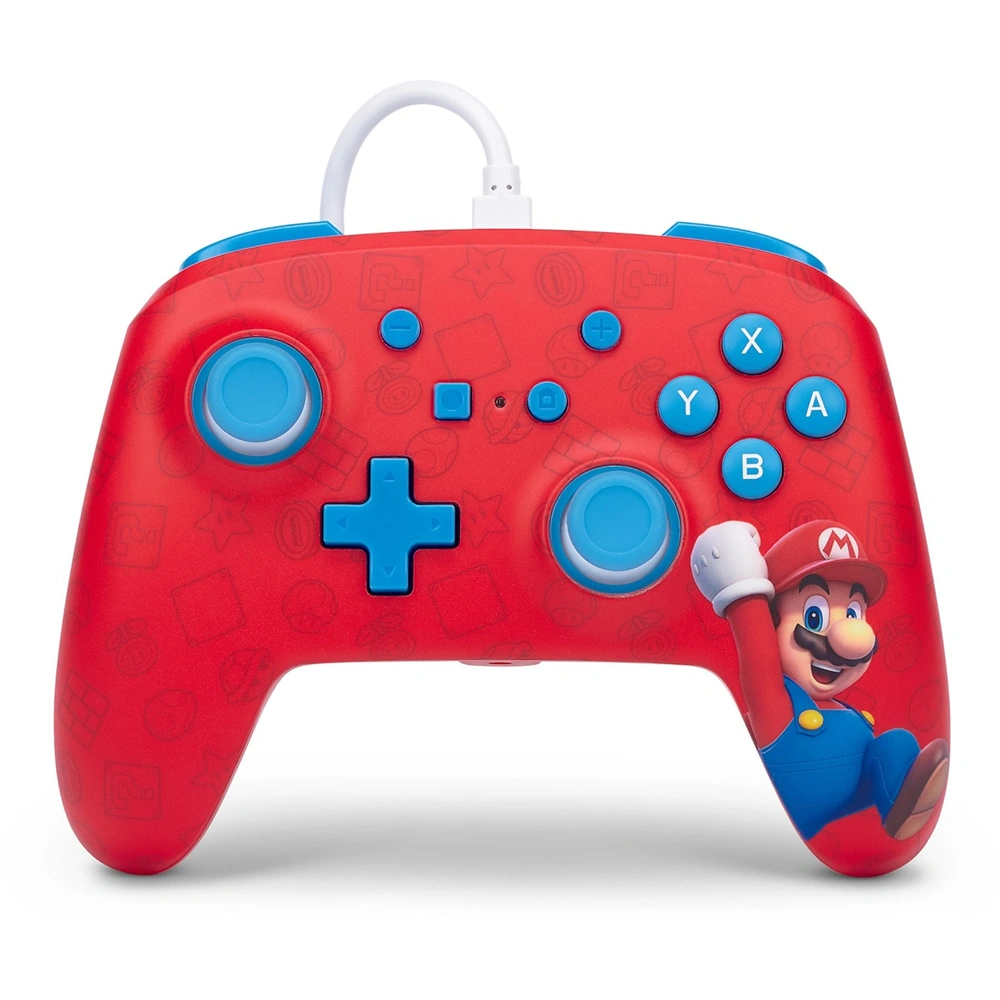 PowerA Nintendo Switch Enhanced Woo Hoo Mario vezetékes kontroller