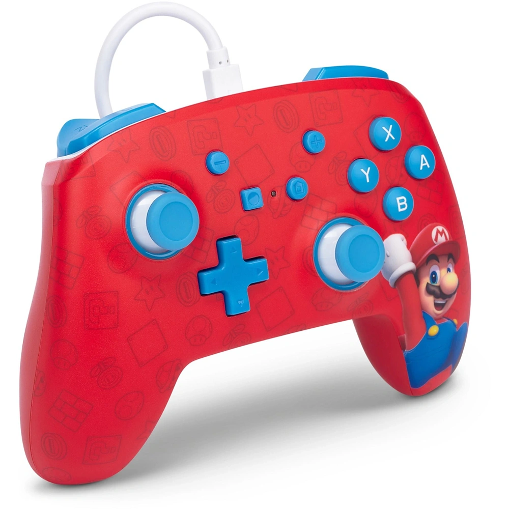PowerA Nintendo Switch Enhanced Woo Hoo Mario vezetékes kontroller