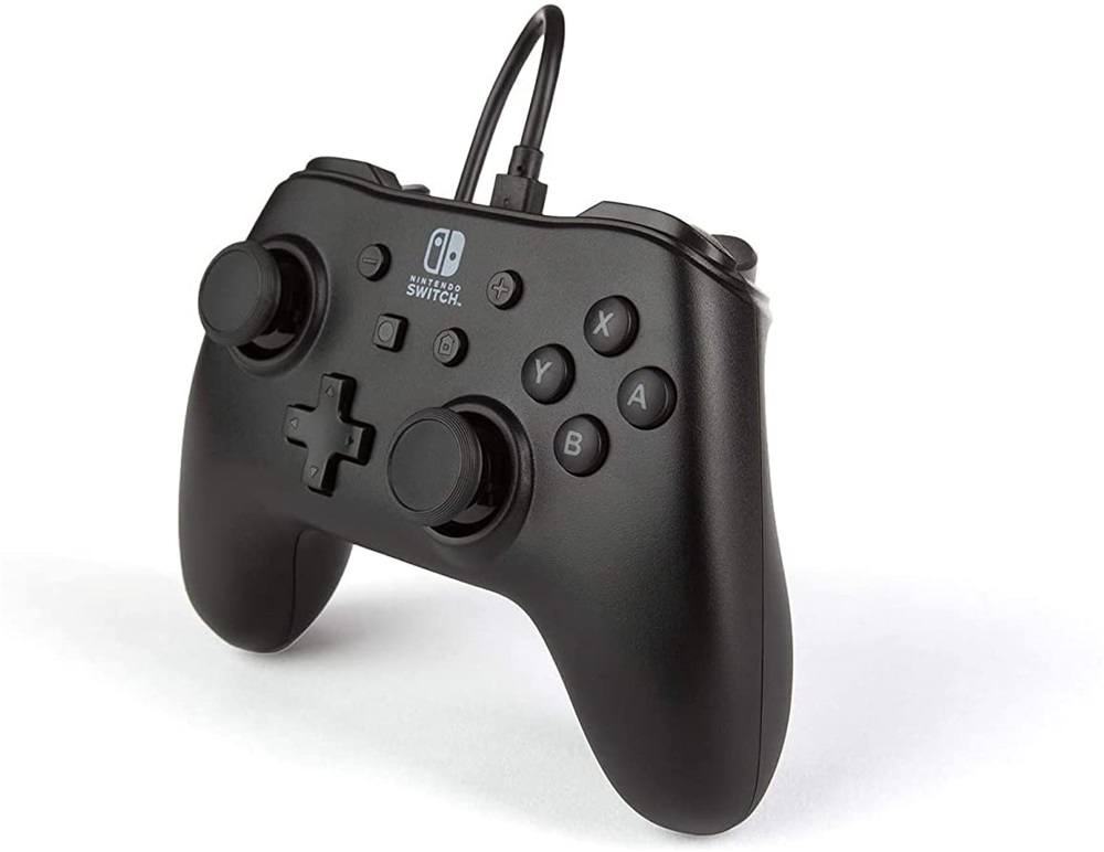 PowerA Nintendo Switch vezetékes matt fekete kontroller