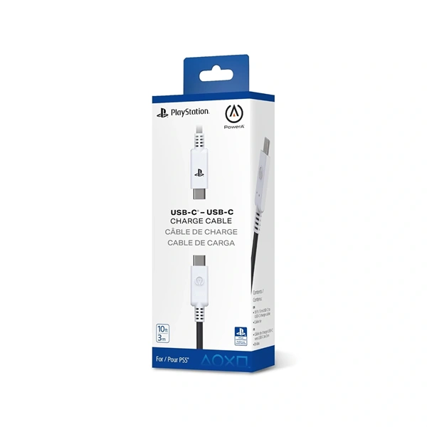 PowerA PSAC0372-01 PlayStation5 USB-C USB-C 3m kábel